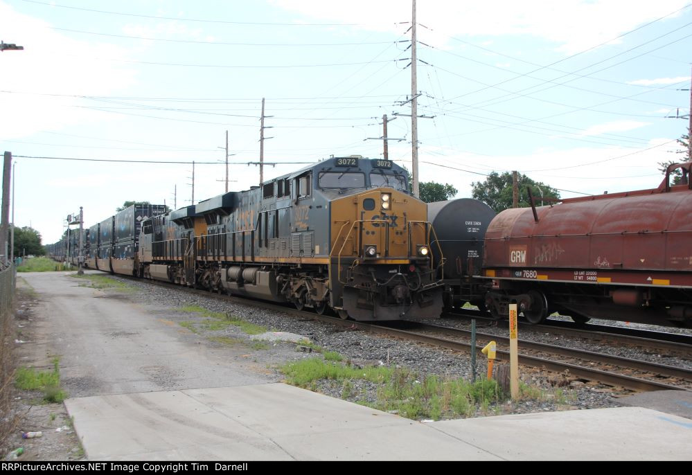 CSX 3072 following Y310